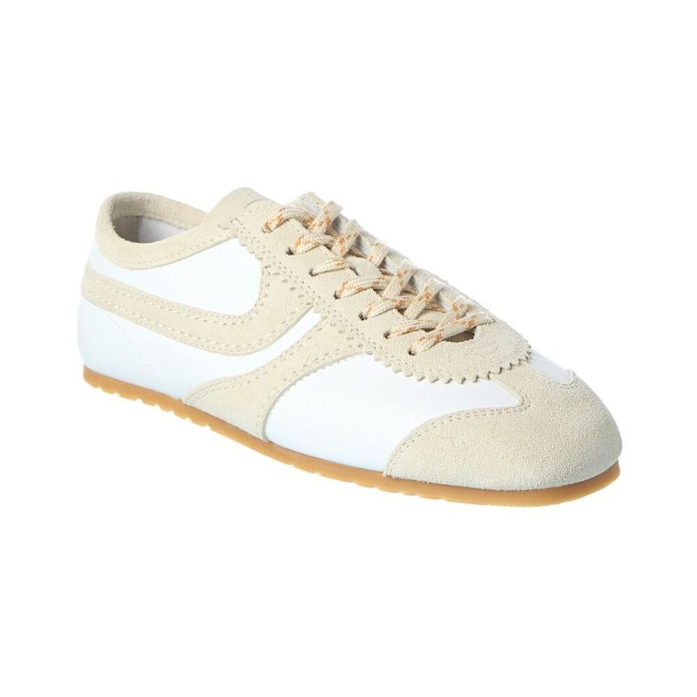 Dries Van Noten Leather & Suede Sneaker, White